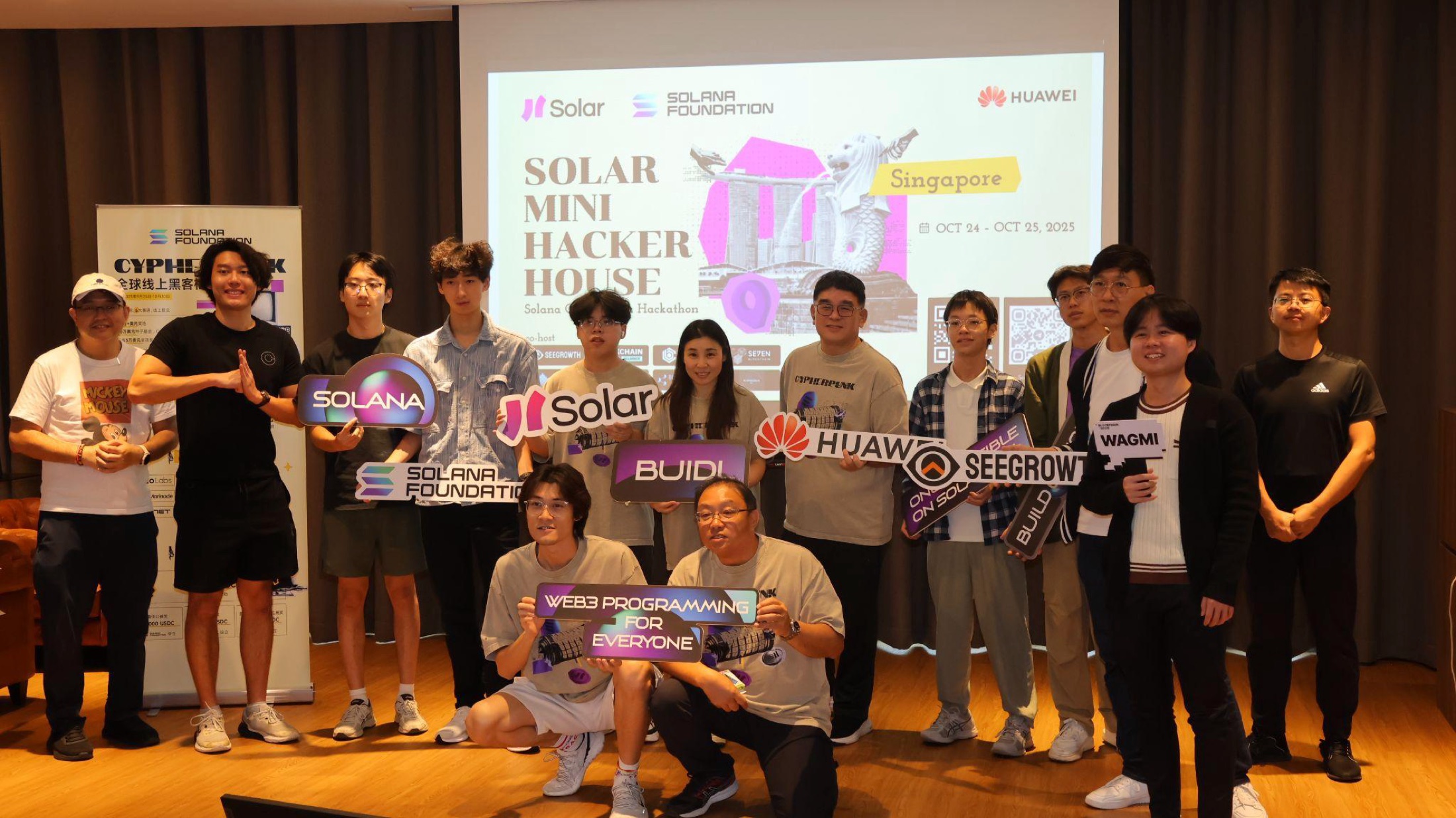 Solar Mini Hacker House group photo